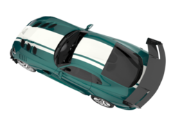 muscle car isolado em fundo transparente. renderização 3D - ilustração png