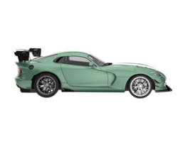 Muscle car isolated on transparent background. 3d rendering - illustration png