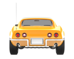 Muscle car isolated on transparent background. 3d rendering - illustration png