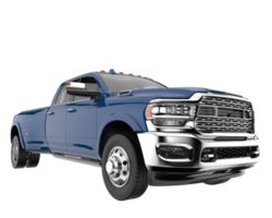 Pickup truck isolated on transparent background. 3d rendering - illustration png