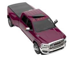 Pickup truck isolated on transparent background. 3d rendering - illustration png