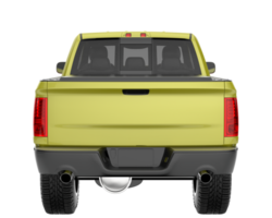 Pickup truck isolated on transparent background. 3d rendering - illustration png