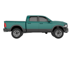 Pickup truck isolated on transparent background. 3d rendering - illustration png