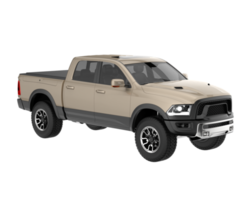 Pickup truck isolated on transparent background. 3d rendering - illustration png