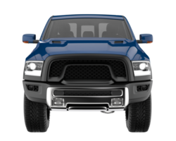 Pickup truck isolated on transparent background. 3d rendering - illustration png