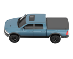 Pickup truck isolated on transparent background. 3d rendering - illustration png