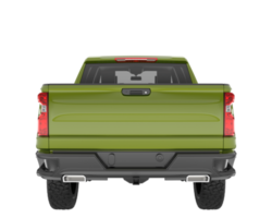 Pickup truck isolated on transparent background. 3d rendering - illustration png