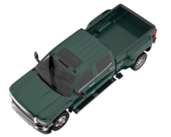 Pickup truck isolated on transparent background. 3d rendering - illustration png