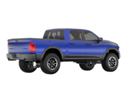 Pickup truck isolated on transparent background. 3d rendering - illustration png