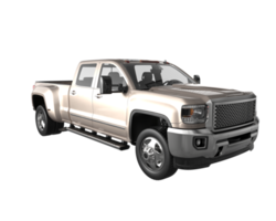 Pickup truck isolated on transparent background. 3d rendering - illustration png