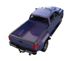 camionnette isolée sur fond transparent. rendu 3d - illustration png