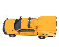 Pickup truck isolated on transparent background. 3d rendering - illustration png