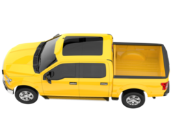 Pickup truck isolated on transparent background. 3d rendering - illustration png