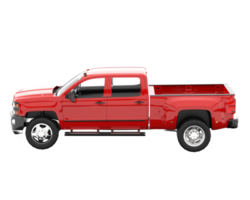 Pickup truck isolated on transparent background. 3d rendering - illustration png