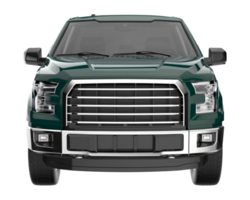 Pickup truck isolated on transparent background. 3d rendering - illustration png