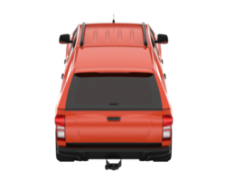 Pickup truck isolated on transparent background. 3d rendering - illustration png