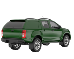 Pickup truck isolated on transparent background. 3d rendering - illustration png