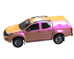 Pickup truck isolated on transparent background. 3d rendering - illustration png