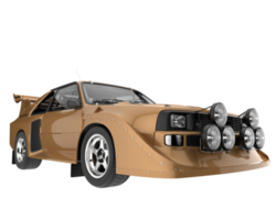 carro de corrida isolado em fundo transparente. renderização 3D - ilustração png