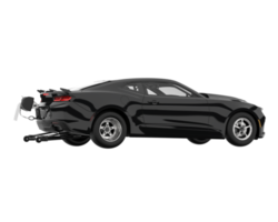 carro de corrida isolado em fundo transparente. renderização 3D - ilustração png