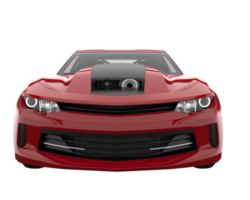 voiture de course isolée sur fond transparent. rendu 3d - illustration png