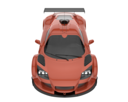 Race car isolated on transparent background. 3d rendering - illustration png
