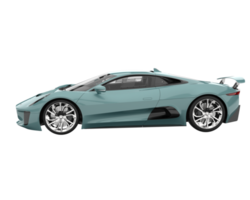 Race car isolated on transparent background. 3d rendering - illustration png