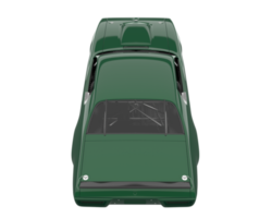 carro de corrida isolado em fundo transparente. renderização 3D - ilustração png