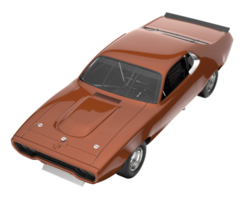 carro de corrida isolado em fundo transparente. renderização 3D - ilustração png