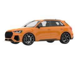 suv realista isolado em fundo transparente. renderização 3D - ilustração png