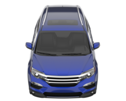 Realistic SUV isolated on transparent background. 3d rendering - illustration png