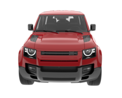 Realistic SUV isolated on transparent background. 3d rendering - illustration png