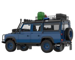 realistisk sUV isolerat på transparent bakgrund. 3d tolkning - illustration png