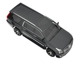 Realistic SUV isolated on transparent background. 3d rendering - illustration png