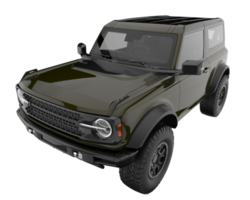 Realistic SUV isolated on transparent background. 3d rendering - illustration png