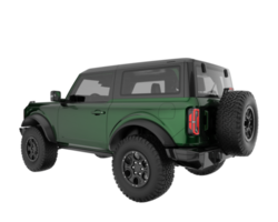 Realistic SUV isolated on transparent background. 3d rendering - illustration png