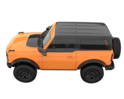 realistisk sUV isolerat på transparent bakgrund. 3d tolkning - illustration png