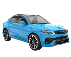 suv realista isolado em fundo transparente. renderização 3D - ilustração png