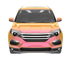 Realistic SUV isolated on transparent background. 3d rendering - illustration png