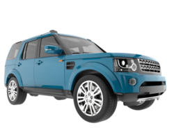 Realistic SUV isolated on transparent background. 3d rendering - illustration png