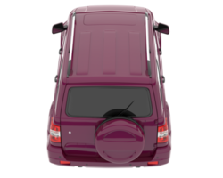 suv réaliste isolé sur fond transparent. rendu 3d - illustration png