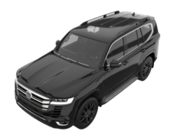 Realistic SUV isolated on transparent background. 3d rendering - illustration png