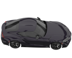 voiture de sport isolée sur fond transparent. rendu 3d - illustration png