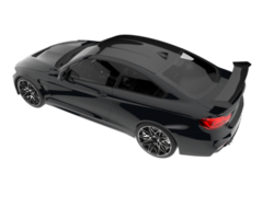 voiture de sport isolée sur fond transparent. rendu 3d - illustration png