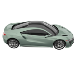 carro esporte isolado em fundo transparente. renderização 3D - ilustração png