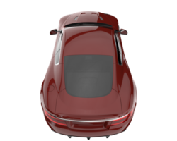 Sport car isolated on transparent background. 3d rendering - illustration png