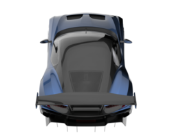 carro esporte isolado em fundo transparente. renderização 3D - ilustração png