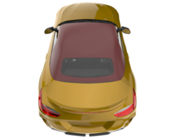 carro esporte isolado em fundo transparente. renderização 3D - ilustração png