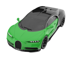 Sport car isolated on transparent background. 3d rendering - illustration png