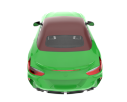 Sport car isolated on transparent background. 3d rendering - illustration png